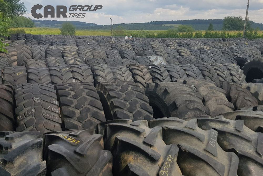 Cauciucuri Anvelope 335/80R20 335/80 R20 33580R20 12.5-20 Continental Buldoexcavator Manipulator JCB Diagonal 10 Pliuri SH Second Hand Garantie 1 An