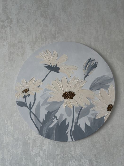 Картина из текстурной пасты 3d