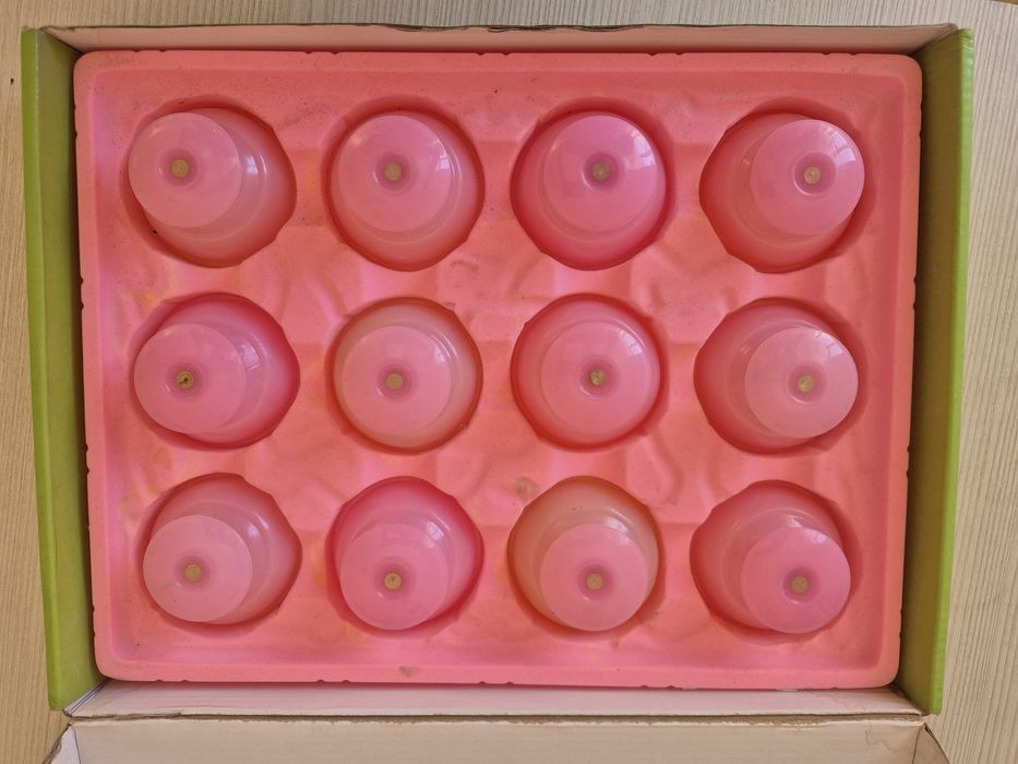 Силиконовые банки 12 шт