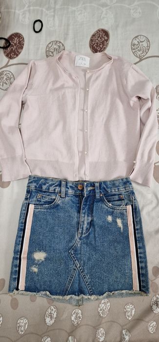 Set fetite,fusta și bluzica