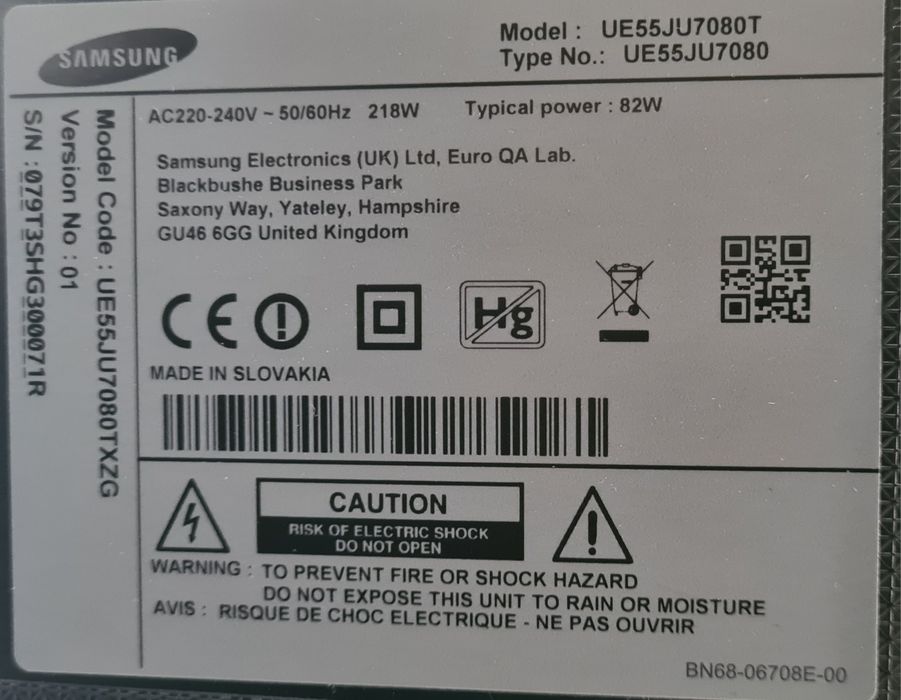 Телевизор Samsung 55 4K UHD