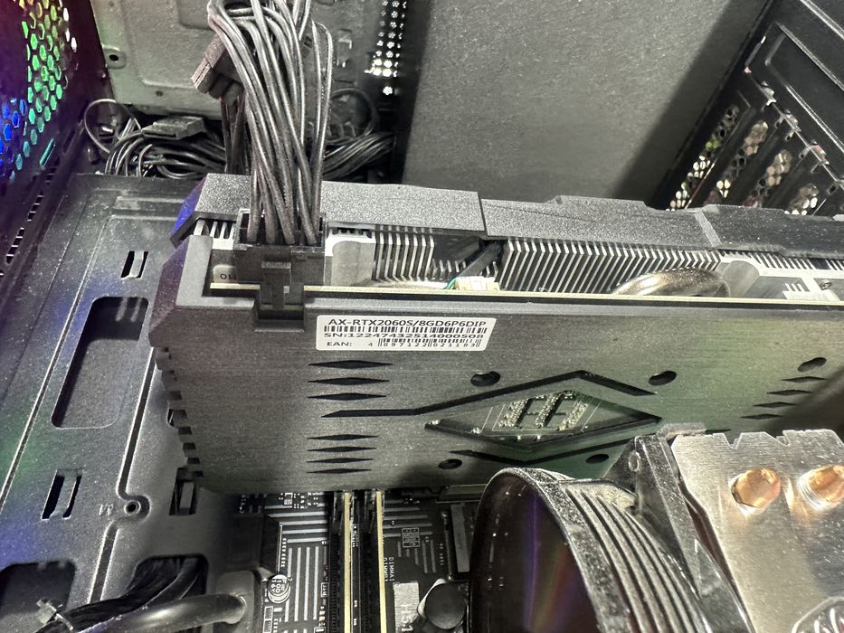 Игровая сборка Rtx2060super/i5 10400f/32gb d4/256gb nvme/1tb hdd/h510