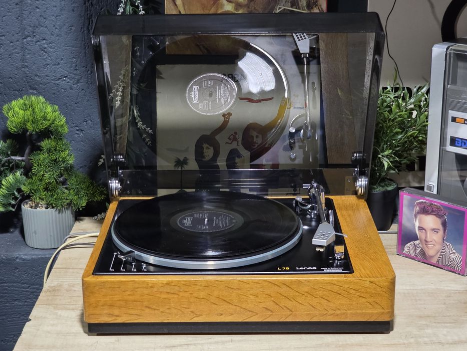 Pick-up LENCO L78, semiautomatic,  hifi vintage audio legendary turntable