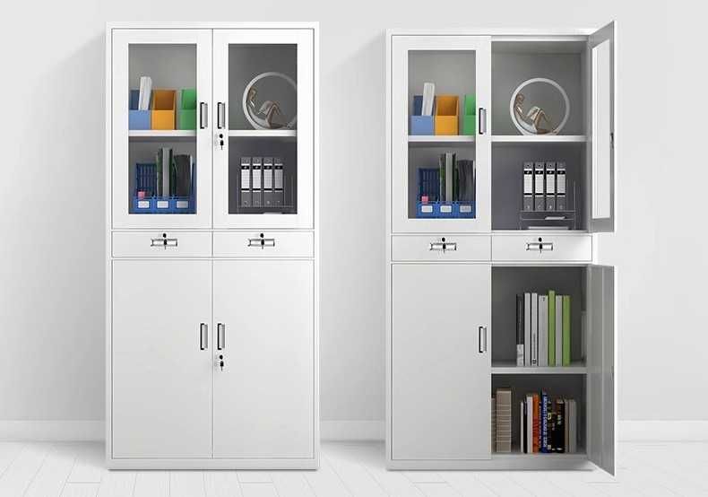 Офисный шкаф металлический с полками / Polkali temir shkafi optom narx