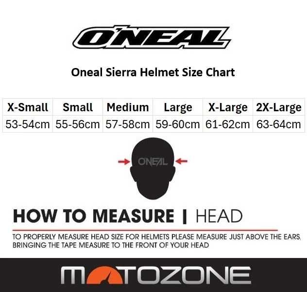 ТОП ЦЕНА Ендуро мото каска ONEAL SIERRA 2 R Orange /gray, очила L 59-60см.