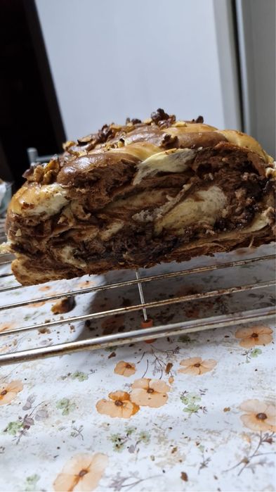 Facem cozonaci de casa ,Marmorata ,Cornulete