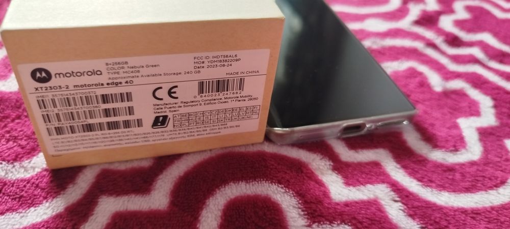 Motorola edege 40 verde