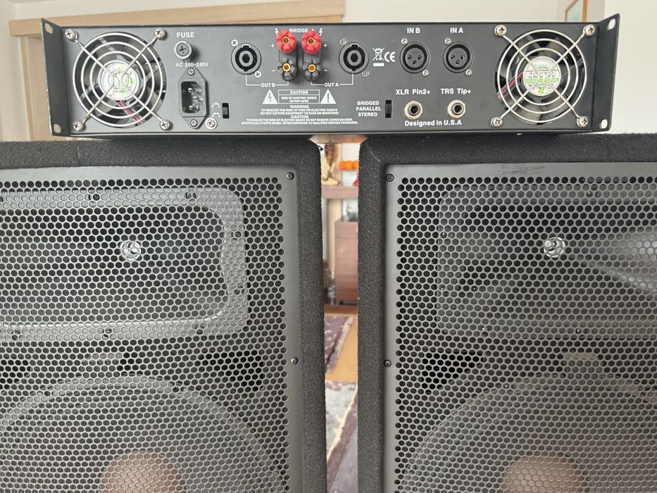 Boxe 2000 W și amplificator