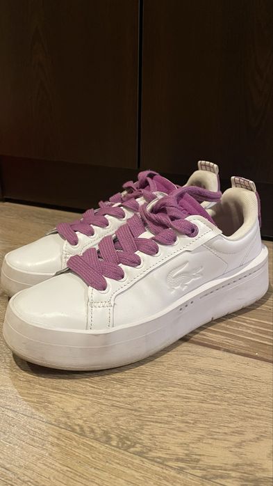 Лилави кецове Lacoste