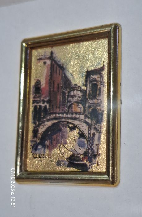 Златна мини картина 23 карата