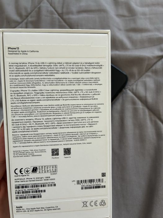 Iphone 13 128 gb 100% battery health