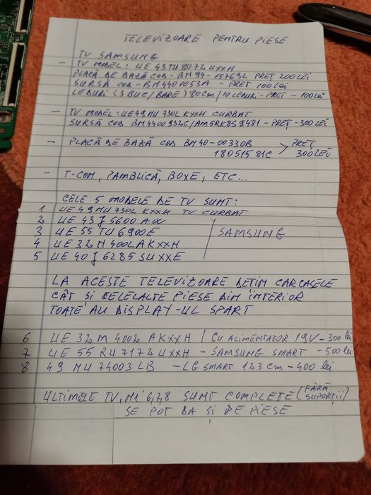 Picior, stand TV samsung/boxe /modul