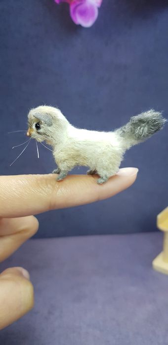 Вязаные миниатюрные игрушки