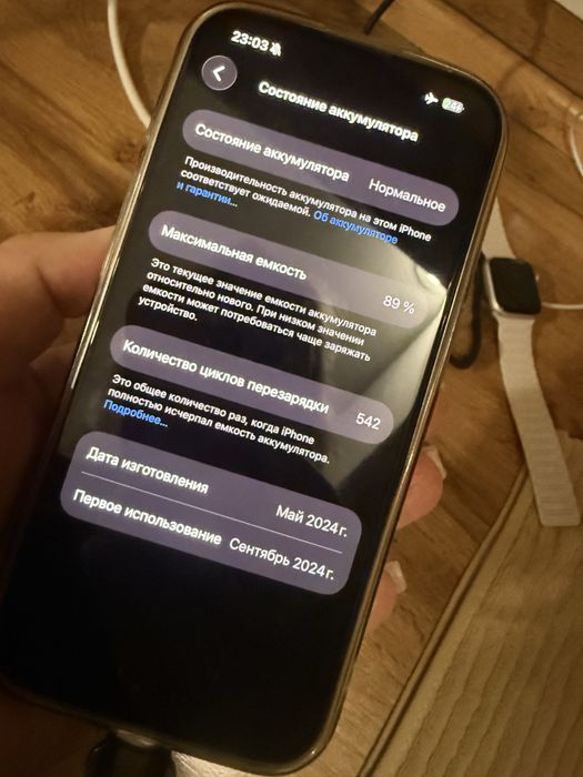 Apple IPhone 15 Pro 128GB в идеале.