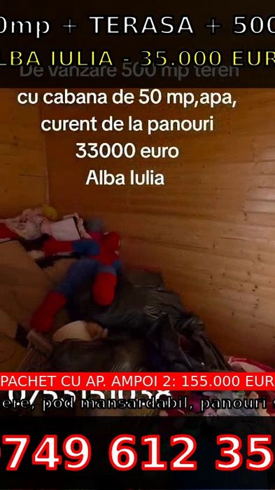Vând cabana, zona linistita