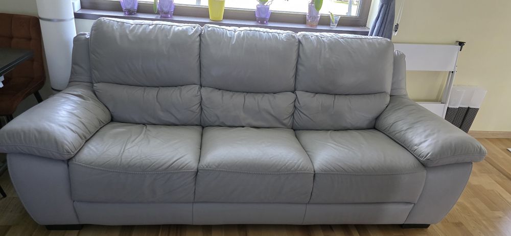 Canapea si fotoliu piele naturala