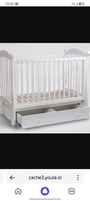 Кроватка детская+матрас