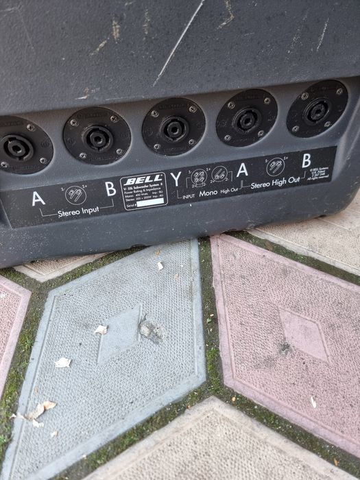 Subwoofer Bell pasiv