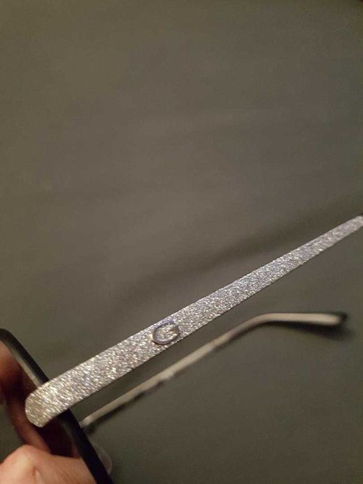 Ochelari unisex Guess fara rama cu lentile degrade si oglinda