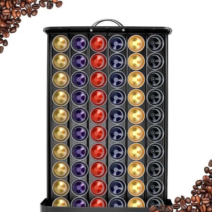 Suport metalic  60 capsule cafea 39x26,5x6,5 cm.