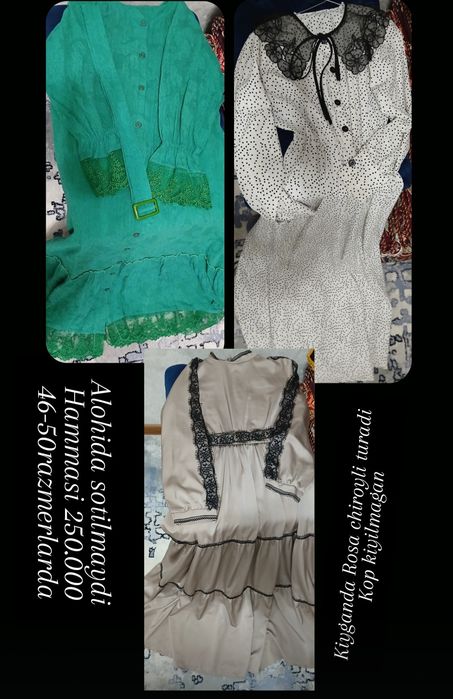 Ayollar kiyimi sotiladi yangidek