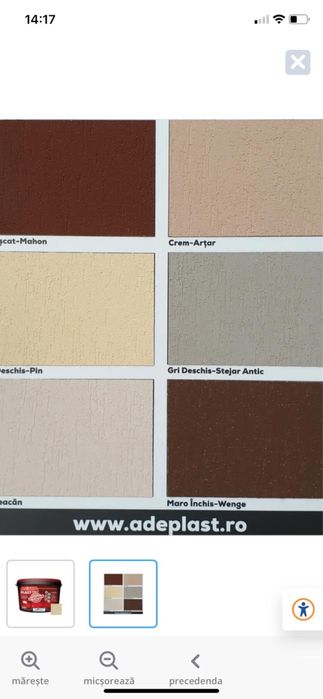 Tencuiala decorativa siliconata Aeria Plast sauber dekor 25kg