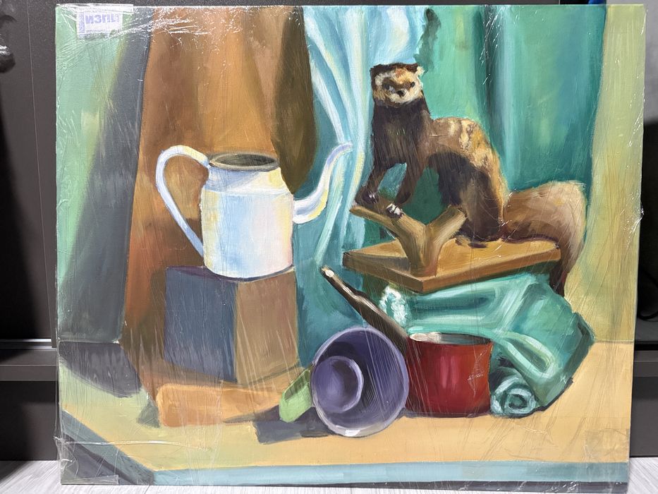 Картини нарисувани с маслени бои 46x55