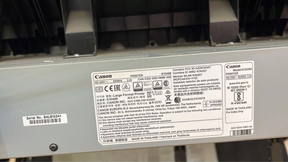 широкоформатный принтер canon k10488