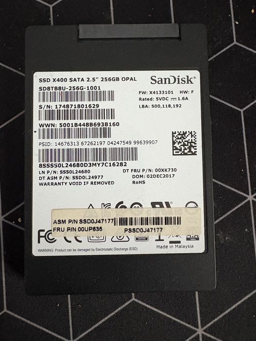 Ssd 250gb SANDISK/ADATA solid, stare functionare perfecta