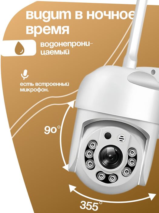 WiFi smart kamera wifi camera наружная камера 360 kamera iCSee