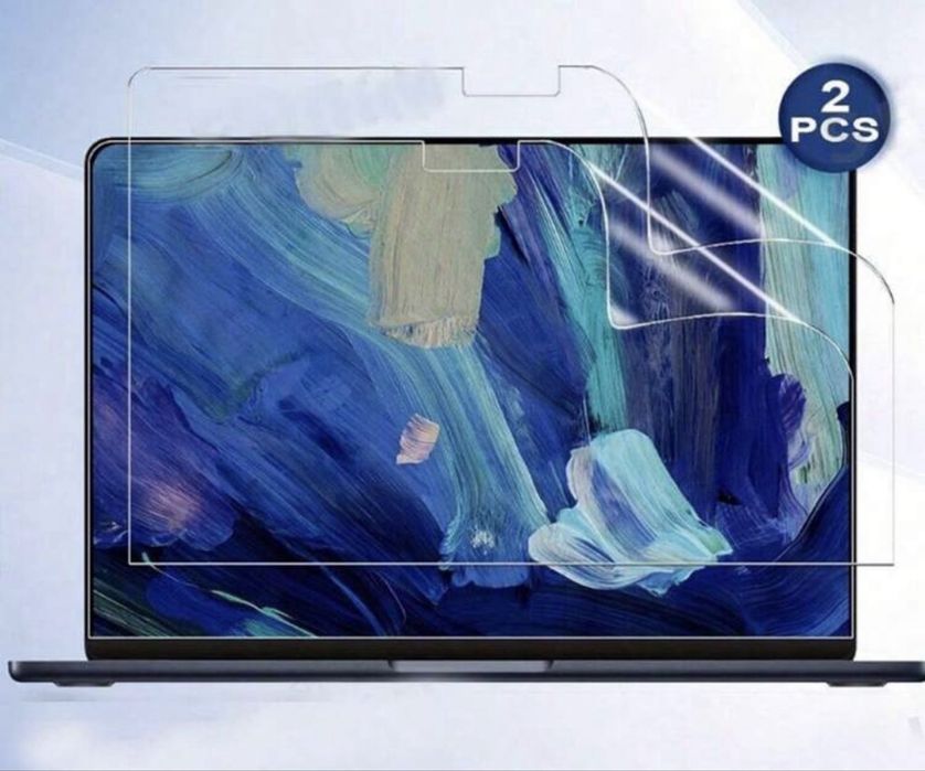Пластамасов калъф + два протектора за Macbook Air 13