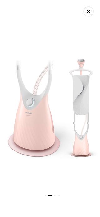 Aparat de Calcat Vertical Philips GC552/40 ComfortTouch Putere 1800W Tehnologie FlexHead Roz