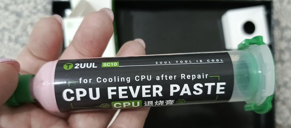Термопаста 2UUL SC10 CPU Fever Paste для процессоров после ремонта