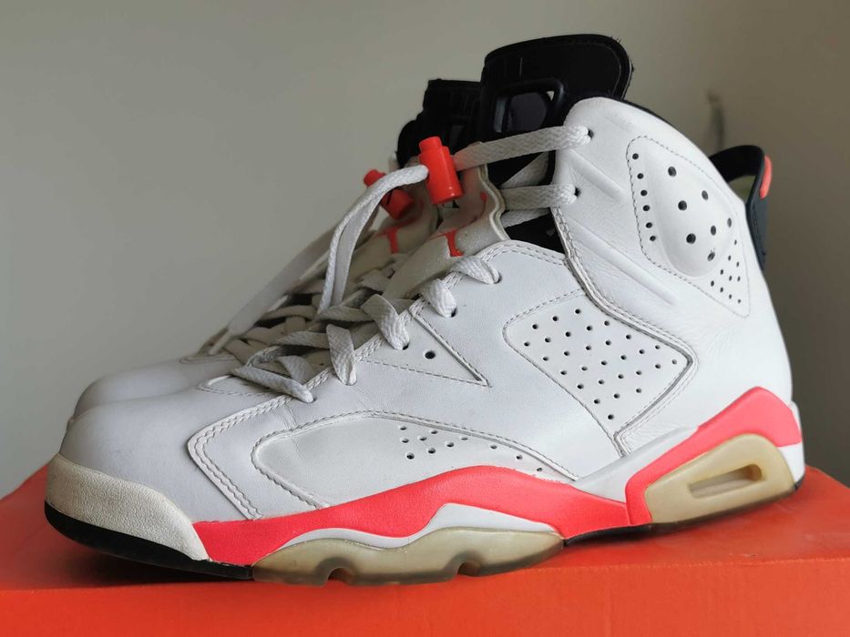 Air Jordan 6 Retro "White Infrared" (2014) | Размер 42.5 | ТОП състояние