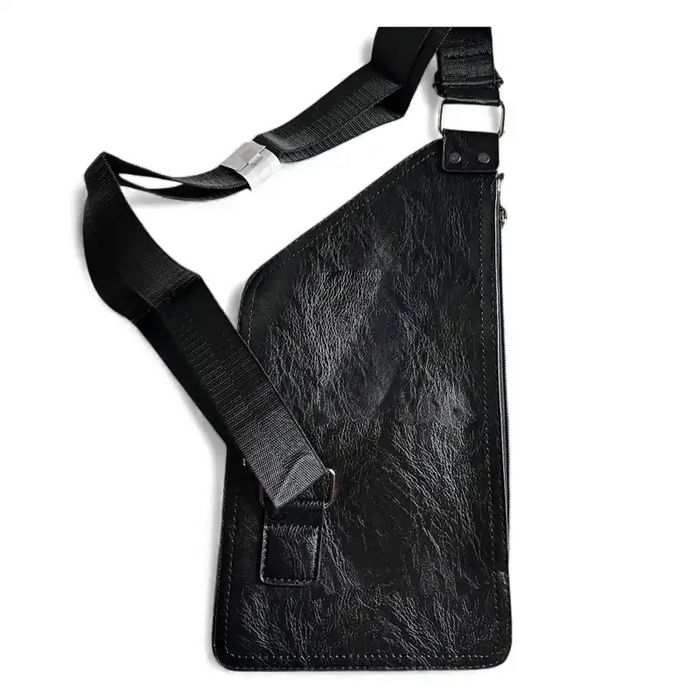 мъжка чанта кожена JEEP BULUO паласка за през гърди с една презрамка