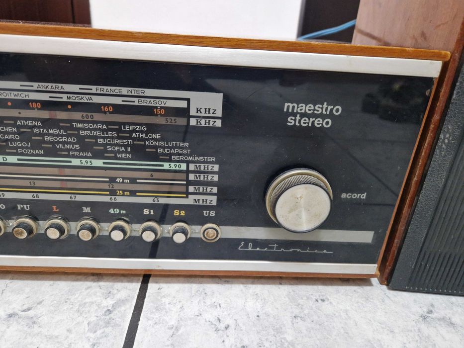Radio Maestro Stereo Electronica Model S702TS /Made in Romania/anii’70