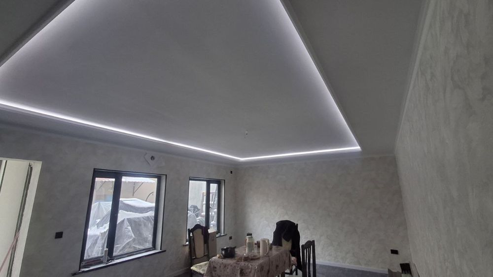 Малйар, гипсакартон, абои,  кафел, Ички ремонт.