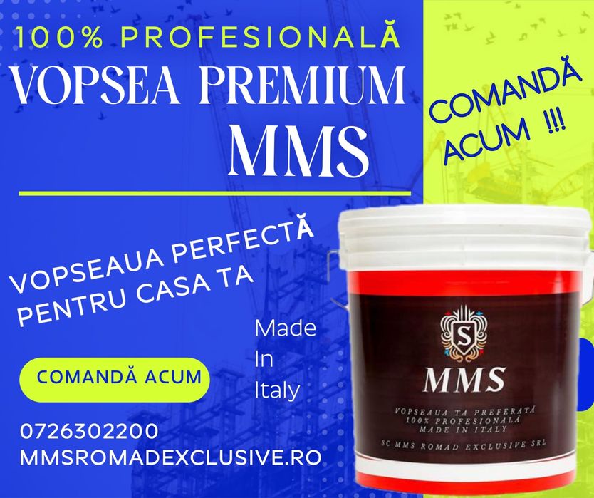 Vopsea italiană, 100% PROFESIONALĂ