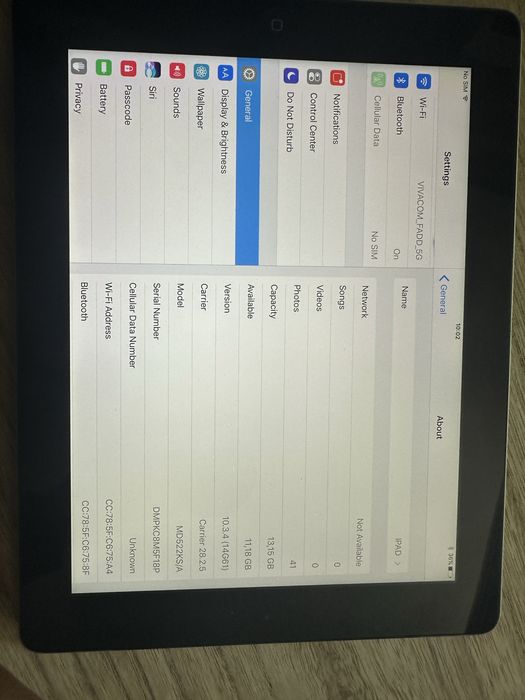 iPad 4, wi-fi cellular, 16 GB, втора употреба