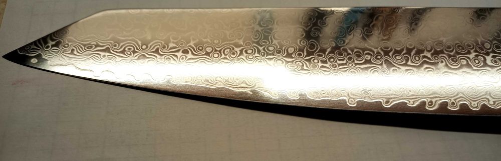 Японски нож Kiritsuke (Кирицуке) - Дамаска стомана