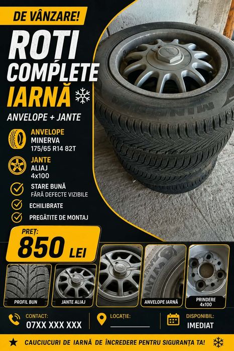 Anvelope+jante , roți complete