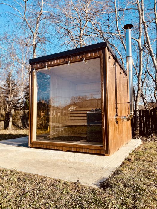 Sauna de exterior pentru 5-6 persoane