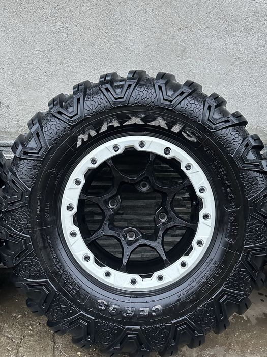 Jante can am beadlock r14+ cauciucuri maxxis ceros( atv/utv ) can am
