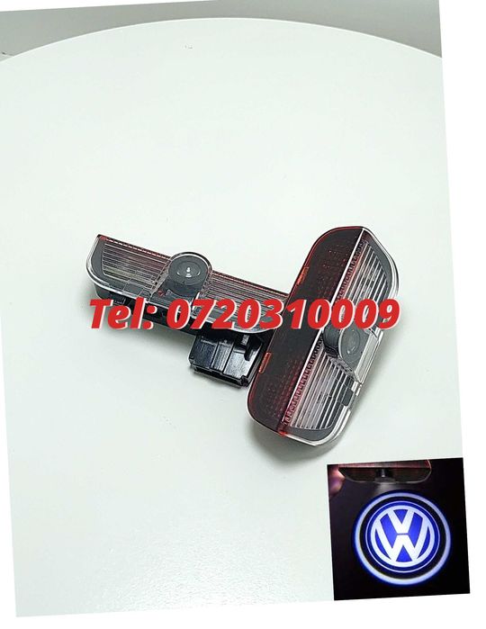 Set Proiectoare Portiere Led Logo Holograma Vw