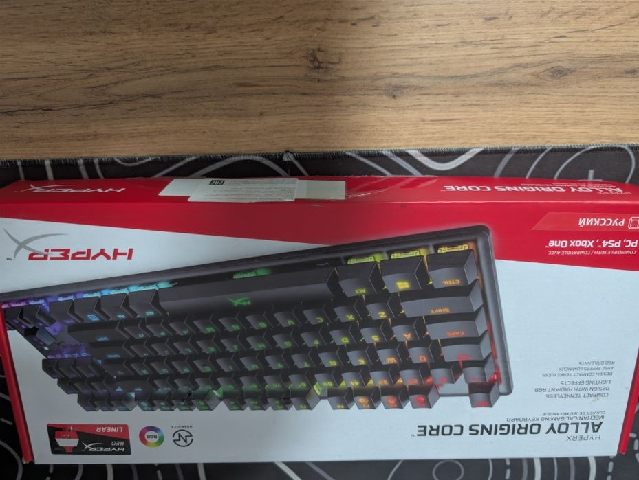 Клавиатура hyperx alloy origins core