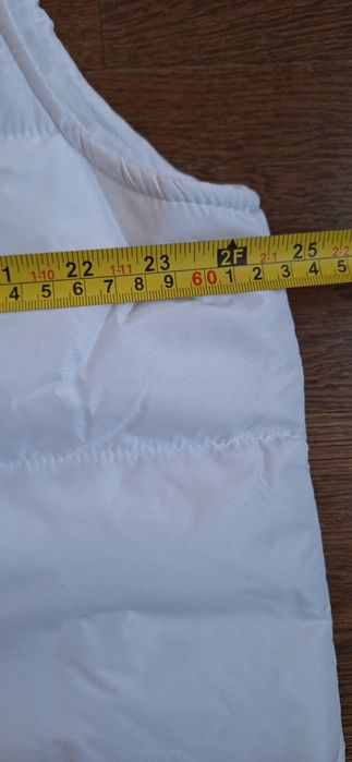 Елек бял нов унисекс L размер