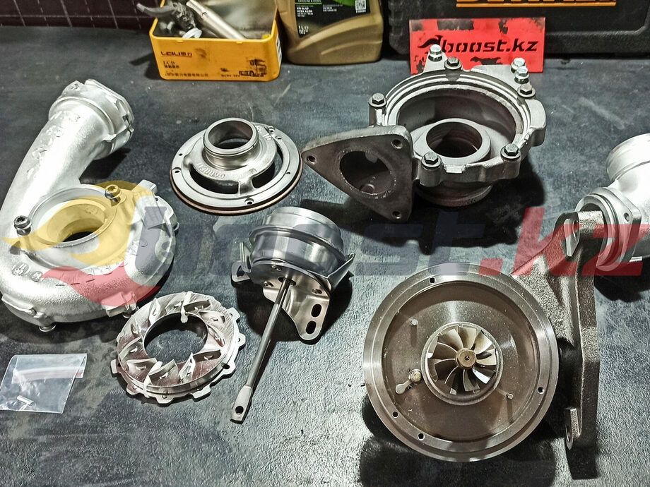 Ремонт турбины и чиска форсунка дизель