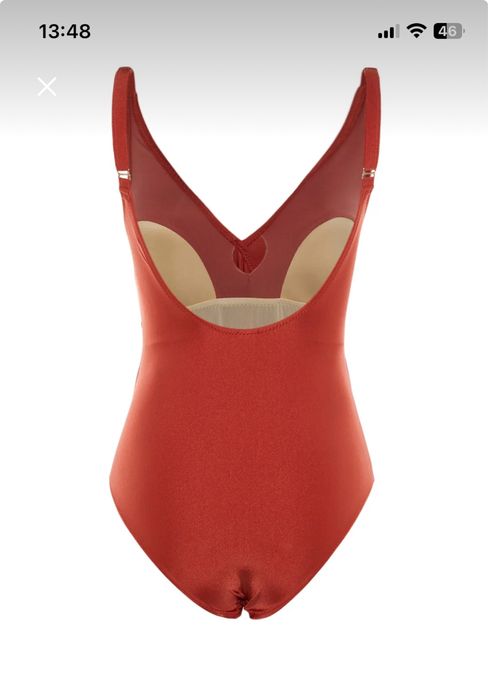 Costum de baie intreg rosu scortisoara Marime XS/34