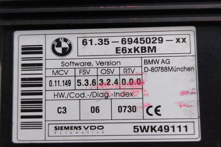 Modul Confort 61356945029 BMW Seria 5 E60/E61