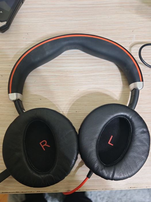 Casti Jabra Evolve 80 UC, ANC, telecomanda pe fir, USB